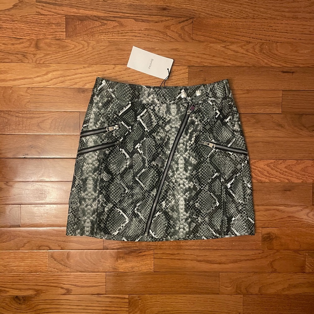 Bershka Snakeskin Skirt